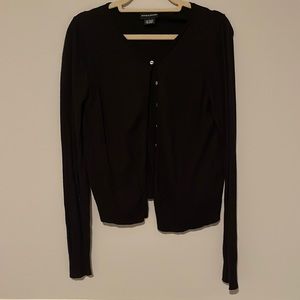 Sutton Studio Black Cardigan